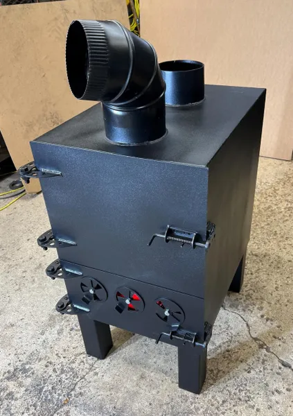 Wood Burning Forced Air Garage Heater | Heavy Duty Shop Heater - Image 6