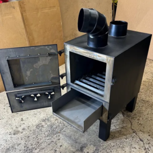 Wood Burning Forced Air Garage Heater | Heavy Duty Shop Heater