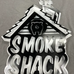 Smoke Shack Metal BBQ Sign | Steel Man Cave Wall Sign