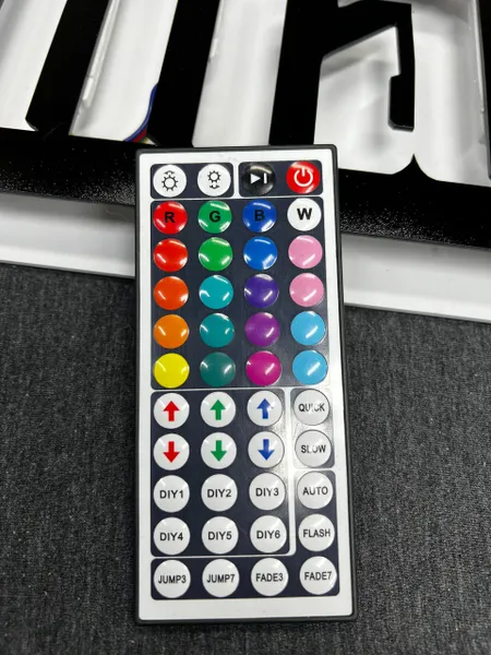 THE GRILLFATHER Steel Sign with LED Backlight w/ Remote - Image 5